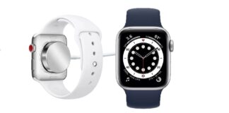 La charge d'une Apple Watch